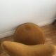 Fauteuil crapaud doré