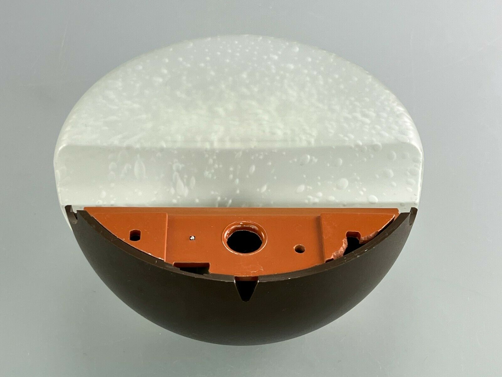 60's 70's Wall Light Sconce Lamp Wall Lamp Glass Plastic Space Age