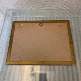 Colored etching in original Maison Bretonne frame