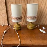 Pair of bedside lamps