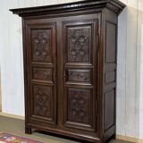 18th-century oak wardrobe