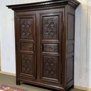 18th-century oak wardrobe