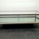 1970 chrome showcase coffee table