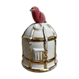 Candy cage ceramic bird