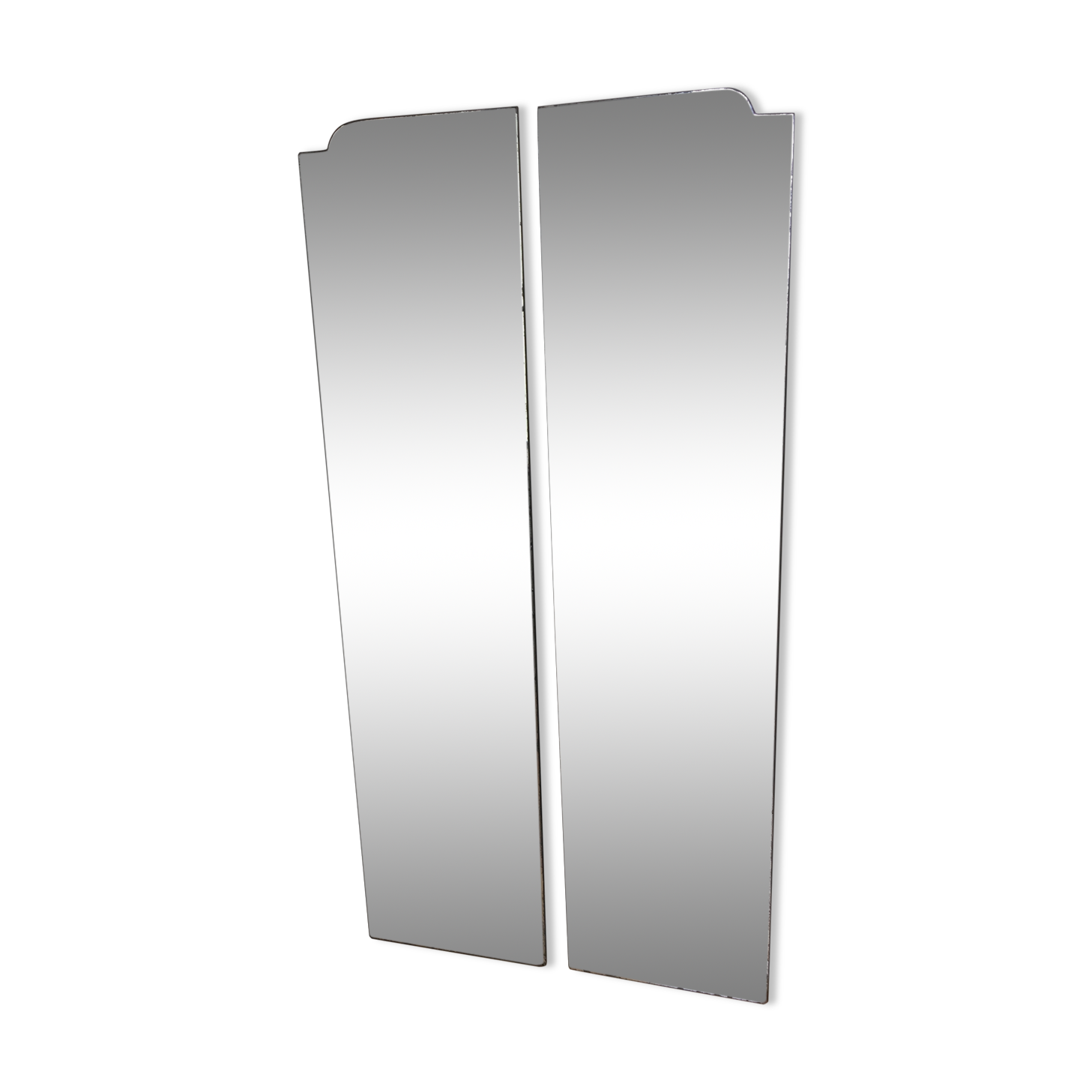 Bevelled mirrors 151x74cm