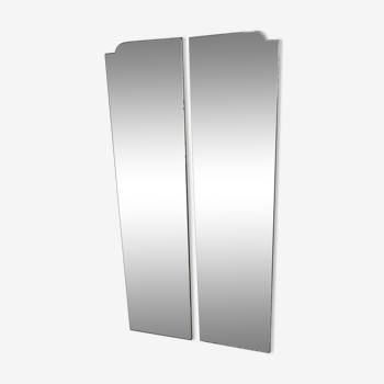 Bevelled mirrors 151x74cm