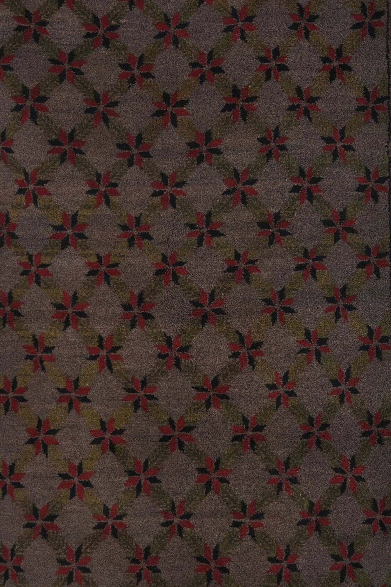 Vintage handmade Turkish rug 115x245 cm