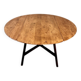 Table à manger en Orme Massif à abattants Ercol 377 