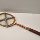 Vintage wooden tennis racket Donnay "Rod Laver" + metal press