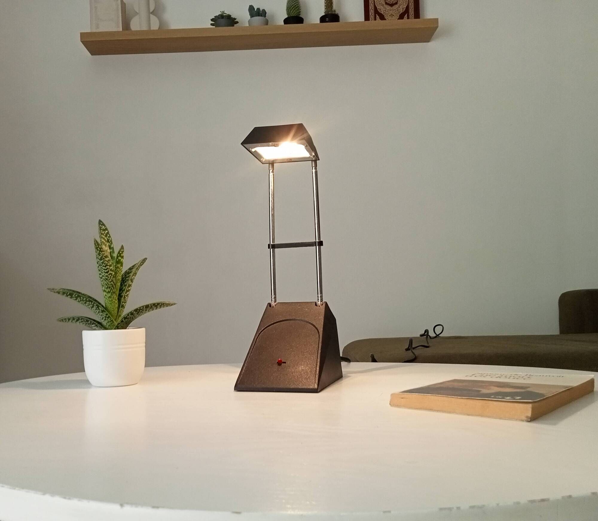 Telescopic desk lamp Fuder Memphis style 1980s