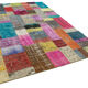 Handmade Turkish Overdyed 203 cm x 301 cm Multicolor Patchwork Carpet