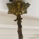 Bronze chandelier 4 tulips