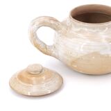 Puisaye stoneware teapot by Pierre Lion, 1960s