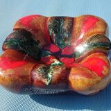 Ashtray ceramic glazed Vallauris way 60s/70s