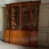 English mahogany bookcase circa 1900