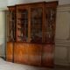 Bibliothèque anglaise en acajou vers 1900