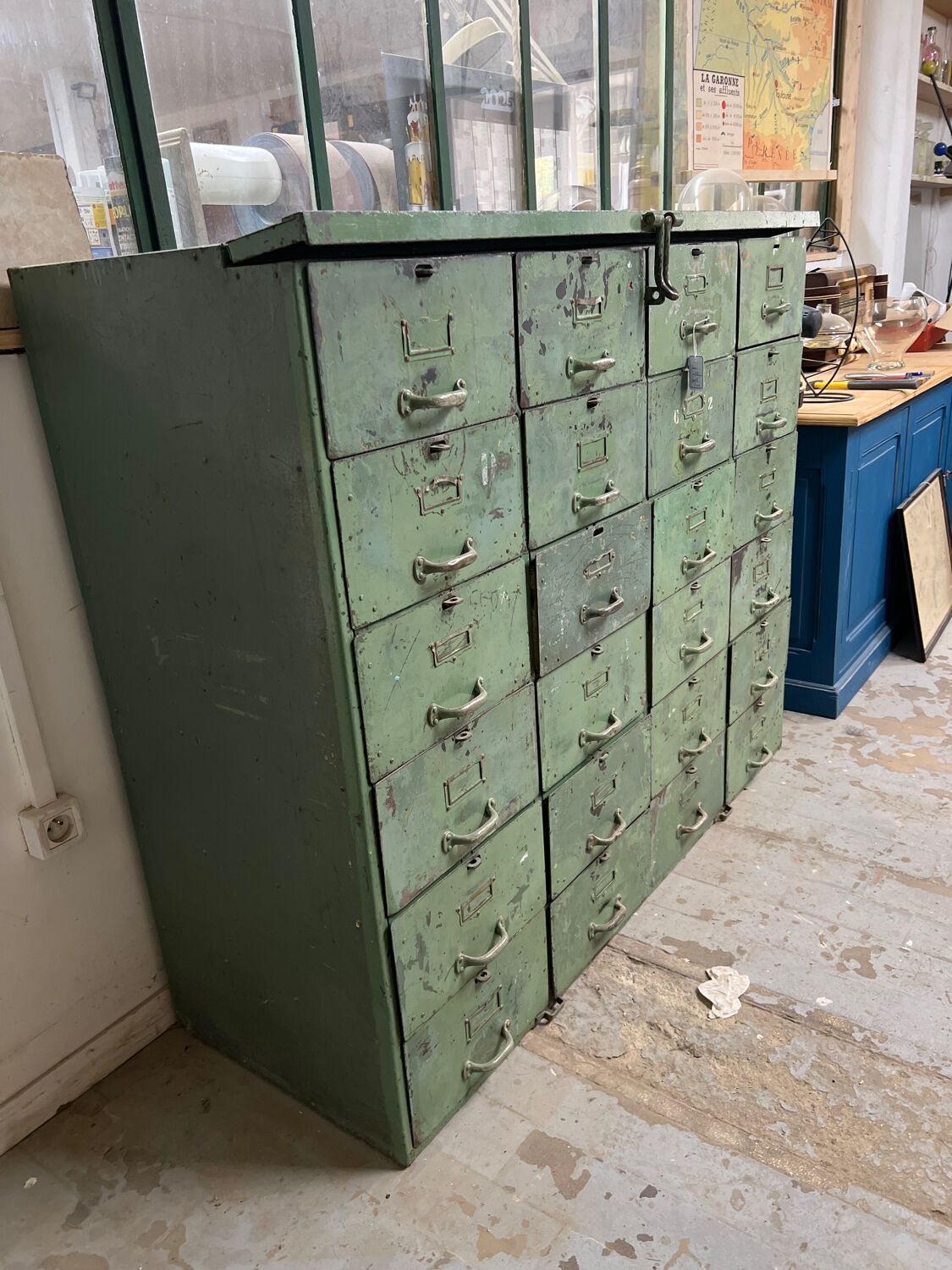 Industrial metal locker