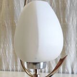Table lamp from the Arlus house in brass and opaline - 1950s/60s
