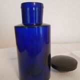 Blue glass bottle