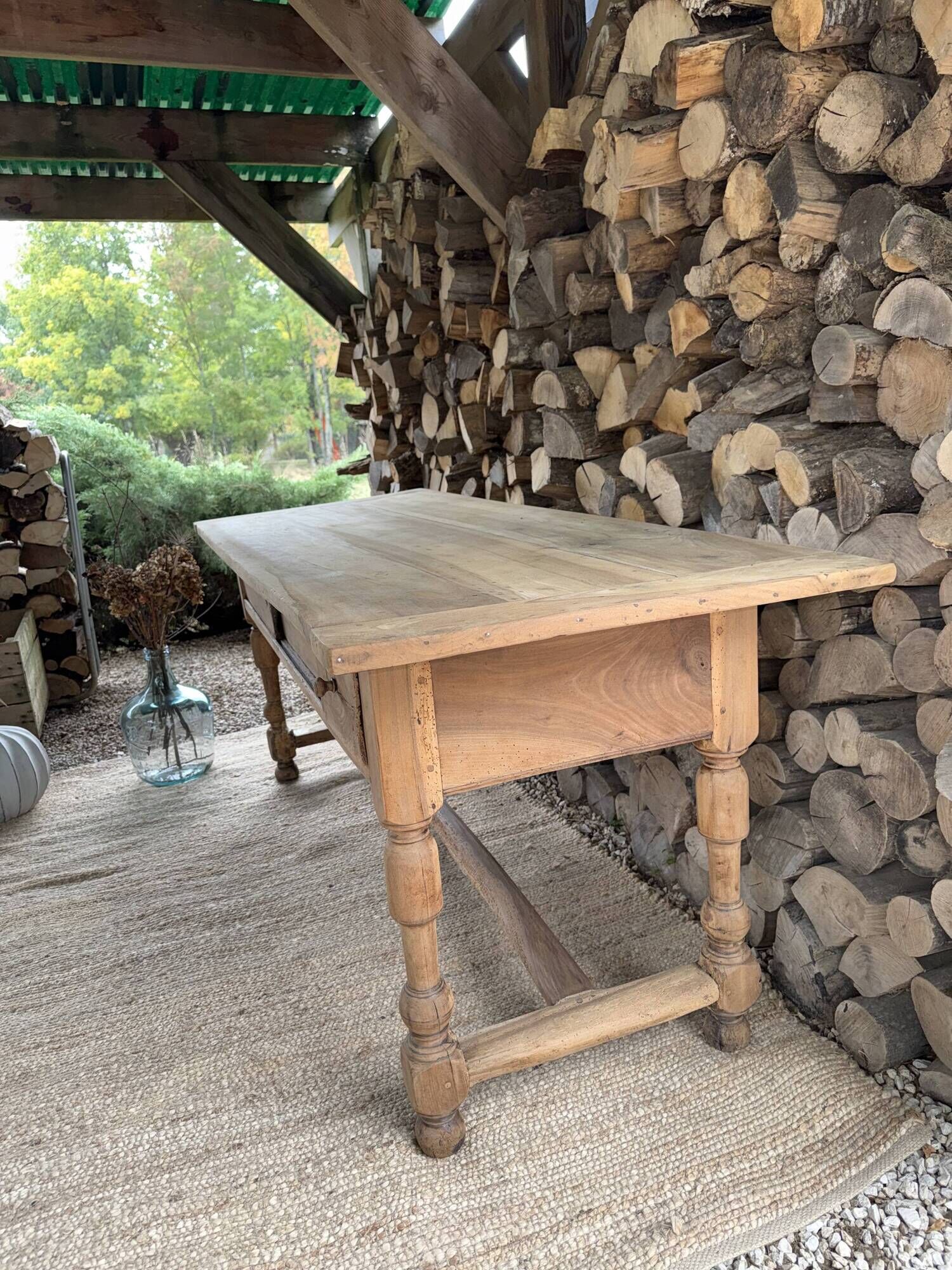Work table or renovated antique draper's table