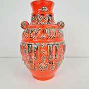 Vintage Fat Lava 1590 Vase in Ceramic from Jasba, West-Germany, 1970s