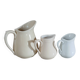 3 antique milk jugs/pitchers