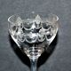 Set of 4 crystal liqueur glasses from saint-louis model sylva engraved with acid 1930