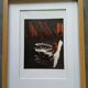 Art deco frame | pierre soulages "november 2, 1957" | black & gold/ochre |