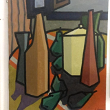 Oil painting still life Franco Prayer (1924) 60x50 cm