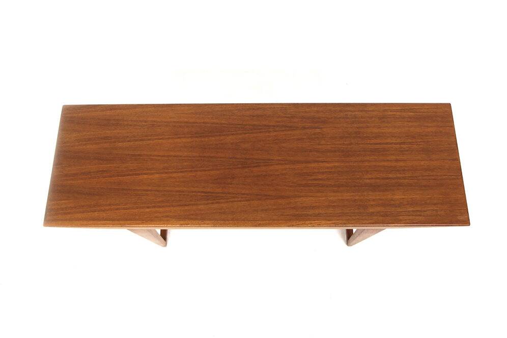 Banc scandinave en teck, Aksel Kjersgaard, Danemark, 1960