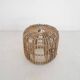 Round rattan stool
