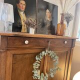 Duo portraits of a young couple painting on oil