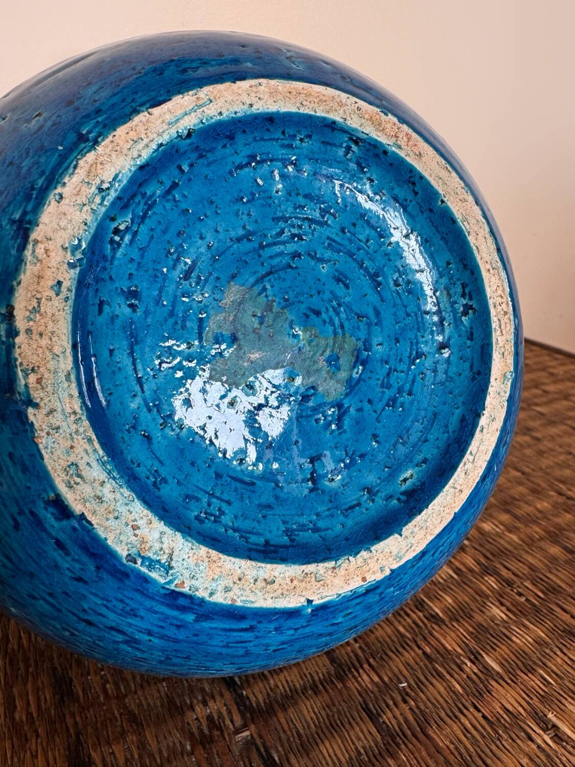 Aldo Londi ceramic ball vase from the 70s