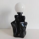 70s bust lamp