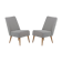 Pair of Armchairs, Czechoslovakia, 1950s
