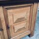 Brutalist Handcrafted Oak 2 Door Cabinet, Belgium, 1950s