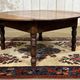 Table basse ovale en sapin début XXème