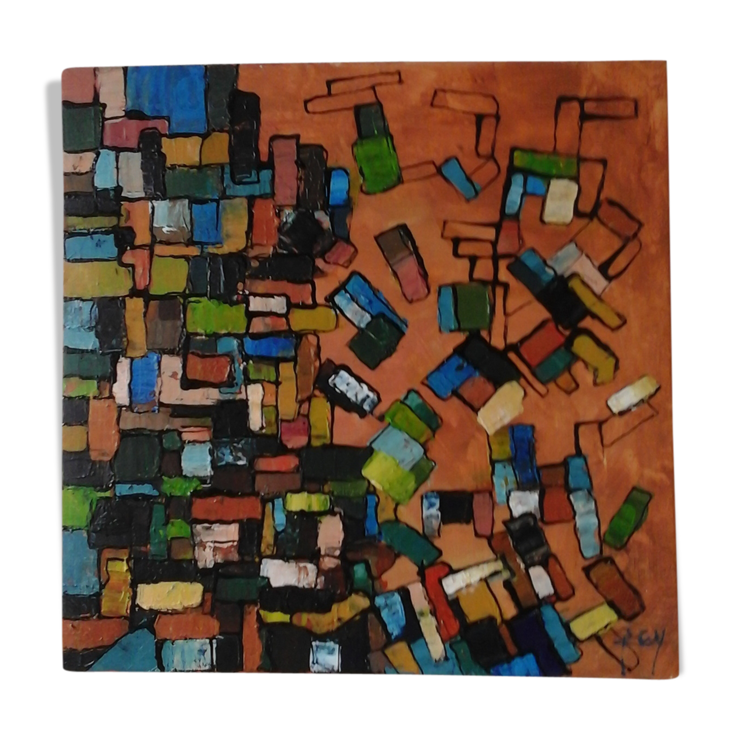 abstract composition "territories"