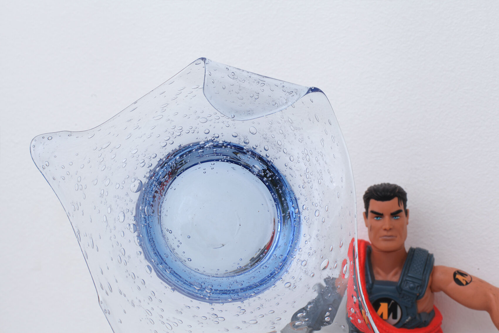Murano glass handkerchief ashtray