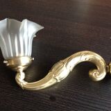 Copper and glass paste art deco