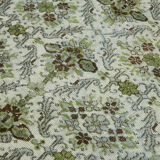 Handmade contemporary anatolian 1970s 163 cm x 306 cm green carpet