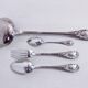 Set of 37 Emile Puiforcat cutlery in solid silver