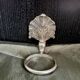 Rocaille coat hook in brass, Louis XV style