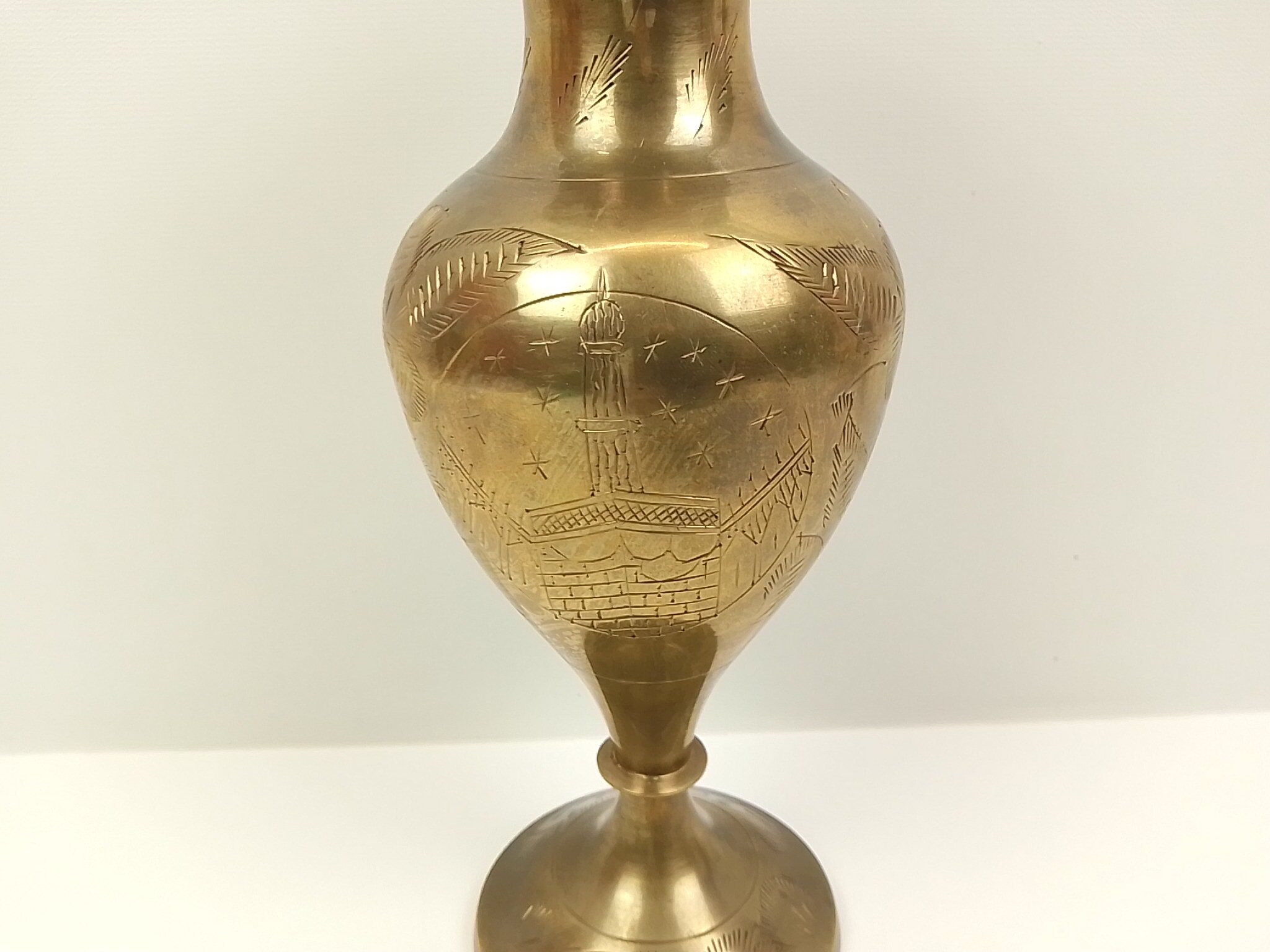 Brass vase 24 cm