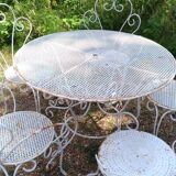 Garden furniture in iron