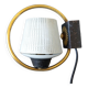 Night light 1960 in brass and black metal Vintage.