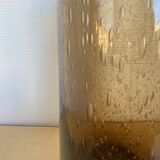 Vintage bendor bubble glass vase