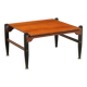 Vintage coffee table from the 1960s made of solid wood veneered with mahogany.