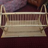 rattan coffee table 50s-60s