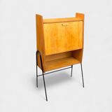 Vintage 1950s asymmetrical wall-mounted secretary desk